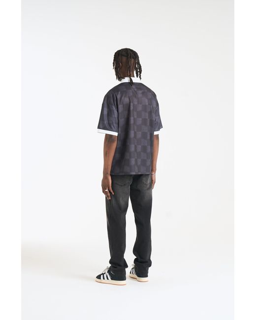 Nicce London Blue Stadium Football Shirt for men