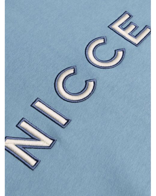 Nicce London Blue Mercury Outline Hoodie for men