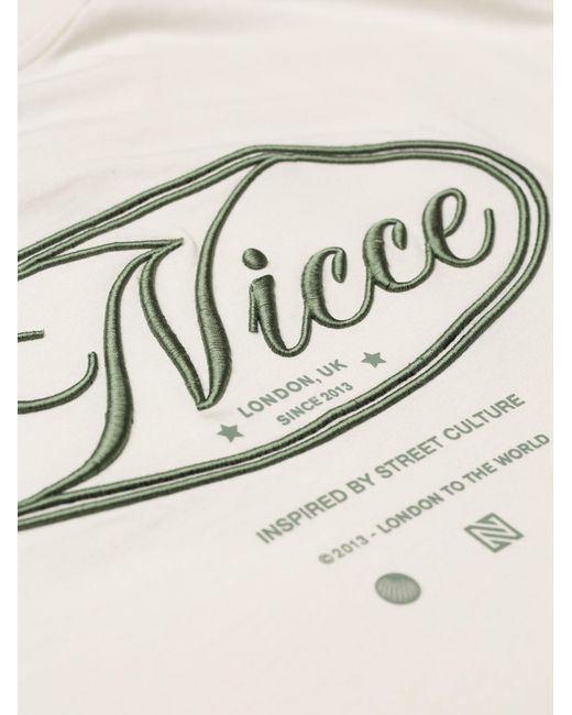 Nicce London White Grant T-Shirt for men