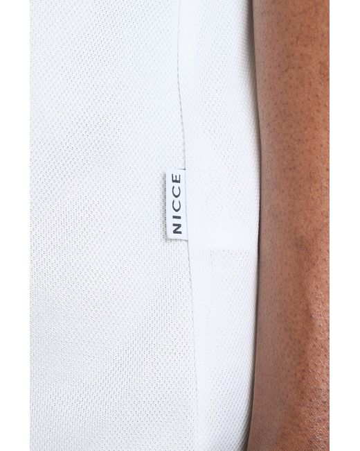 Nicce London White Pitched Football Shirt for men
