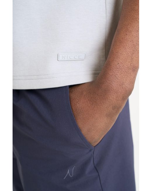 Nicce London Blue Luxe Tech Stretch Chino for men