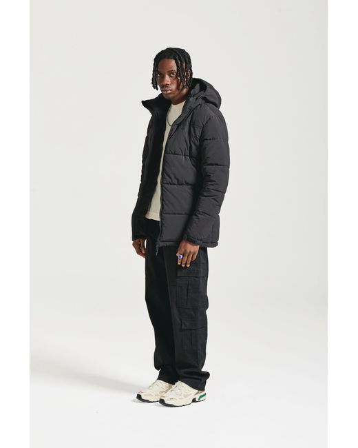 Nicce London Black Clusion Jacket for men