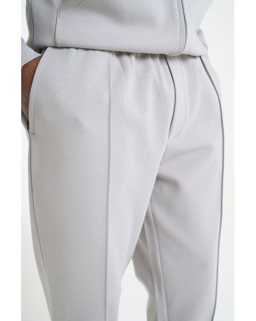 Nicce London Gray Luxe Piping Jogger for men