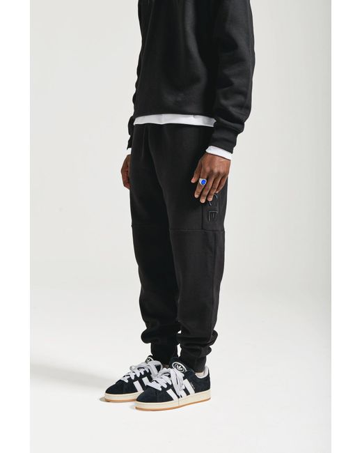 NICCE Multipacks Black Nicce Mercury Hoodie & Jogger Tracksuit Set for men
