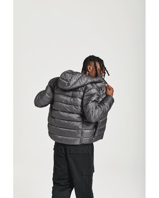 Nicce London Gray Repeater Jacket for men