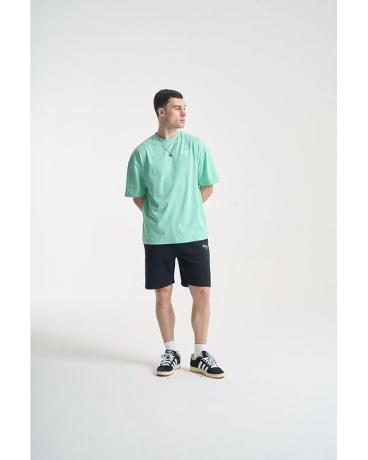 Nicce London Blue Comet T-Shirt & Shorts Set for men
