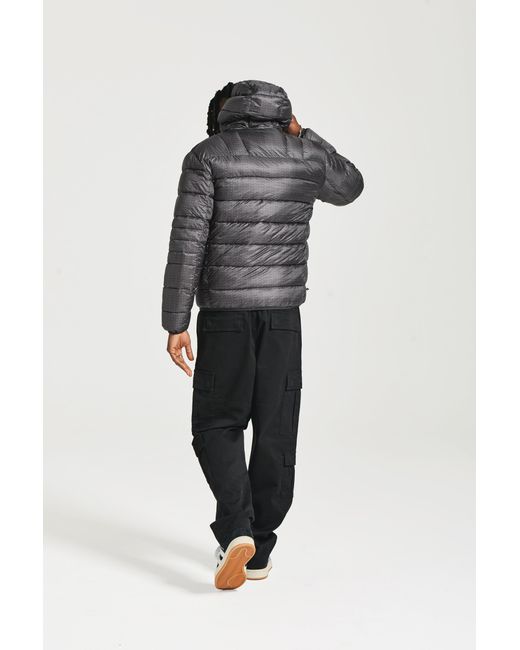 Nicce London Gray Repeater Jacket for men