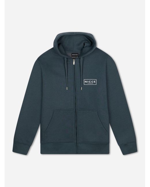 Nicce London Blue Hontell Hoodie & Avensi Shorts Set for men