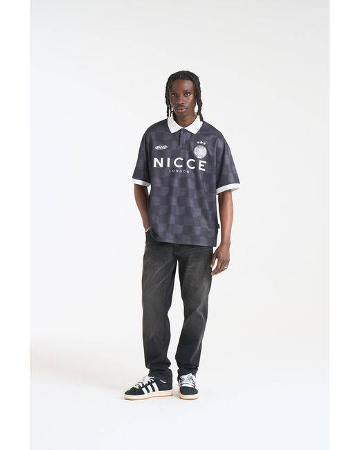 Nicce London Blue Stadium Football Shirt for men
