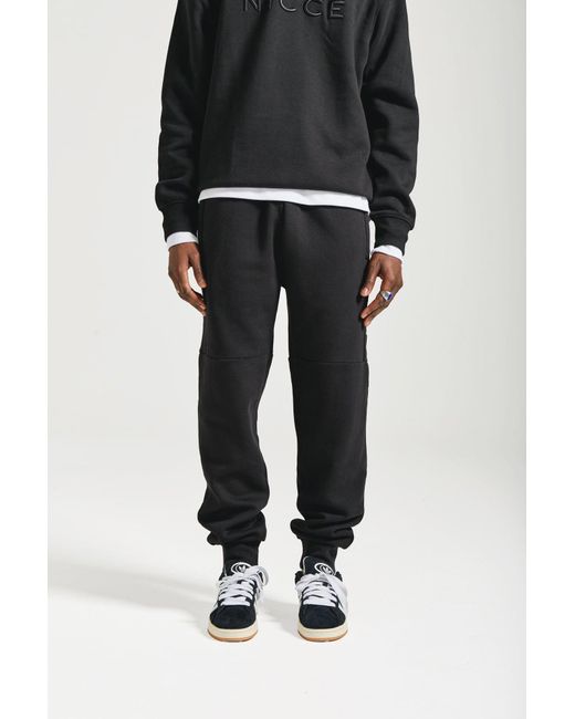 NICCE Multipacks Black Nicce Mercury Hoodie & Jogger Tracksuit Set for men