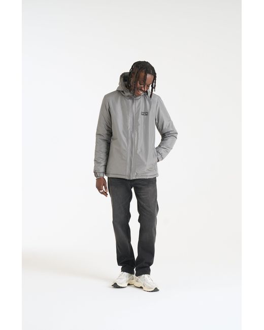 Nicce London Gray Turnstile Jacket for men