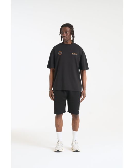 Nicce London Black Raviti T-Shirt for men