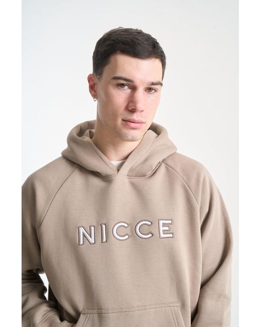 Nicce London Natural Mercury Outline Hoodie for men