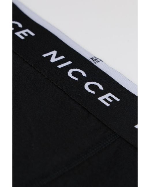 Nicce London Black 7 Pack Galeven Boxers for men