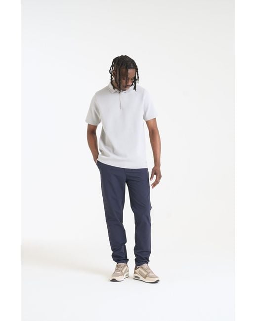 Nicce London Blue Luxe Tech Stretch Chino for men