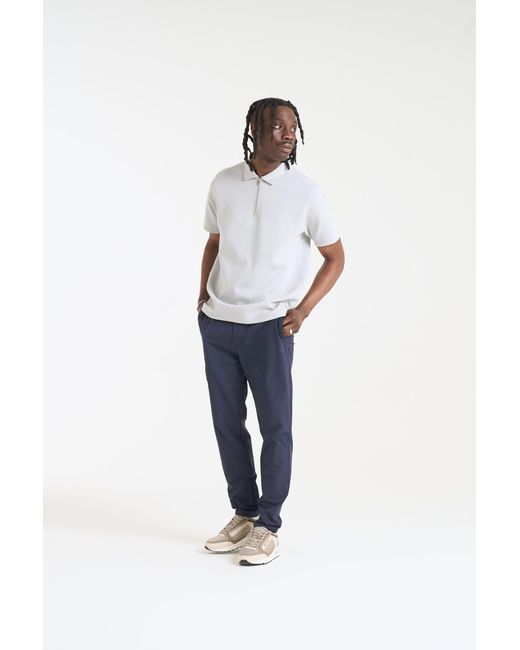 Nicce London Blue Luxe Tech Stretch Chino for men