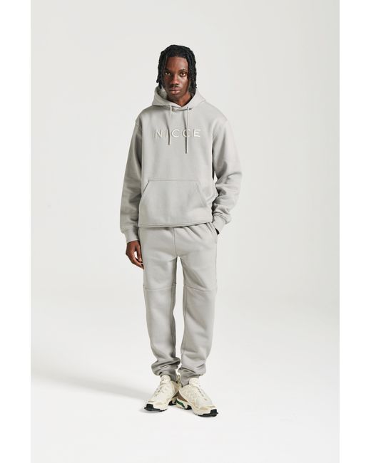Nicce London Gray Mercury Hoodie for men