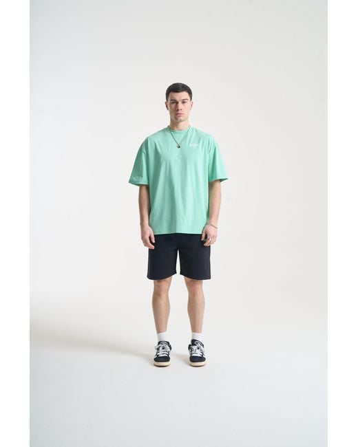 Nicce London Blue Comet T-Shirt & Shorts Set for men
