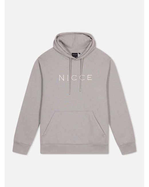 Nicce London Gray Mercury Hoodie for men