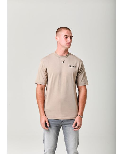Nicce London Natural Meridian T-Shirt for men