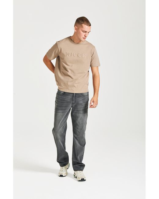 Nicce London Natural Mercury Short Sleeve T-Shirt for men