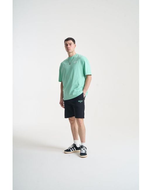 Nicce London Blue Comet T-Shirt & Shorts Set for men