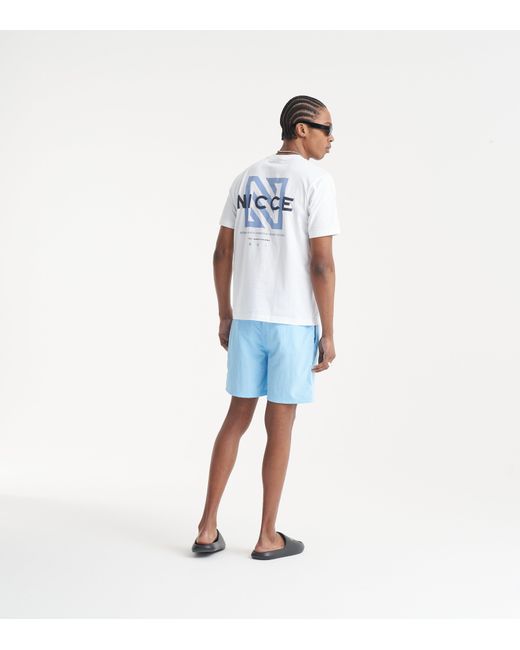 Nicce London Blue Bonham Swimshorts for men