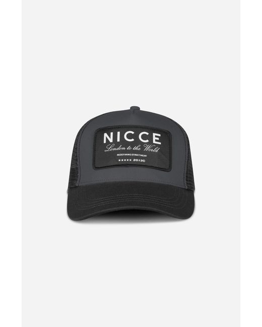 Nicce London Black Griffton Cap for men