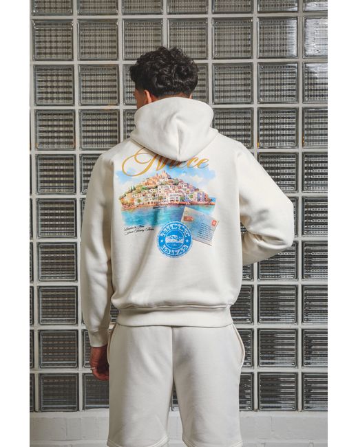 Nicce London Gray Riviera Hoodie for men
