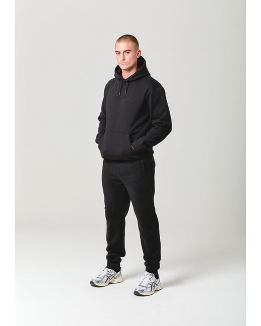 Nicce London Mini Mercury Hoodie Jogger Tracksuit Set in Black