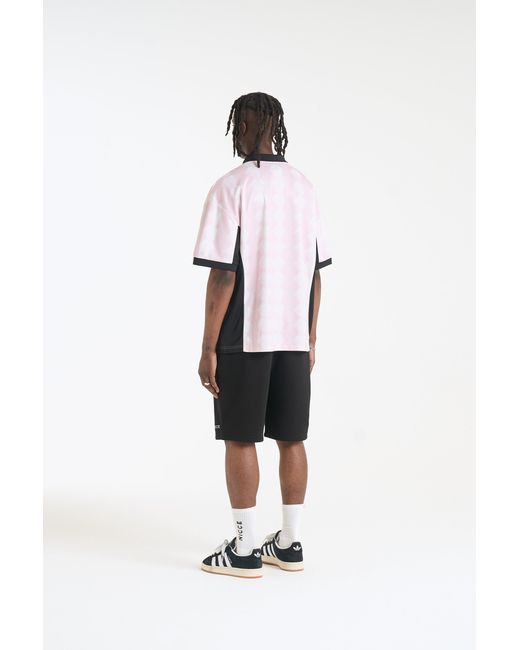 Nicce London Pink Billete Football Shirt for men
