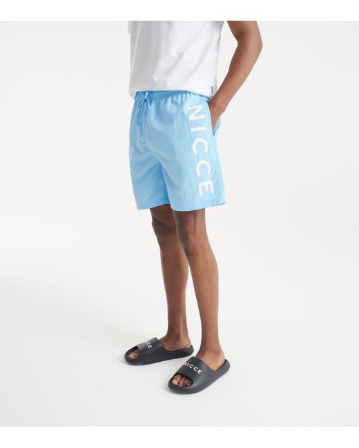 Nicce London Blue Bonham Swimshorts for men