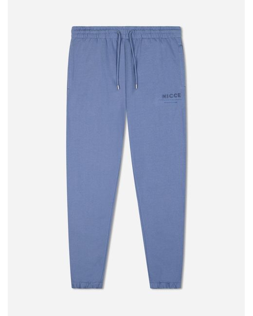 Nicce London Blue Script Essential Joggers for men