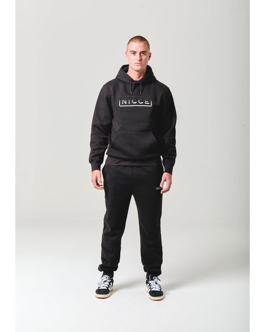 Nicce London Black Powell Hoodie for men