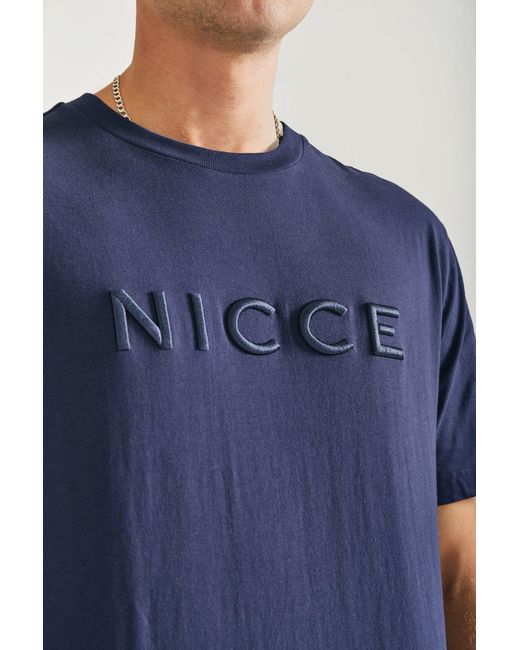 Nicce London Blue Mercury T-Shirt for men