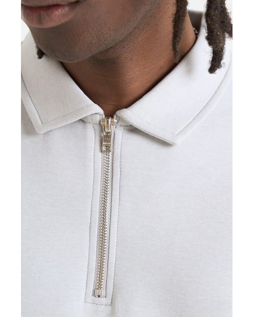 Nicce London White Luxe Polo Shirt for men