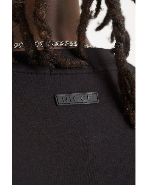 Nicce London Black Luxe T-Shirt for men