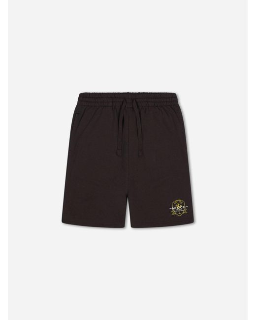 Nicce London Gray Cresta Hoodie & Shorts Set for men