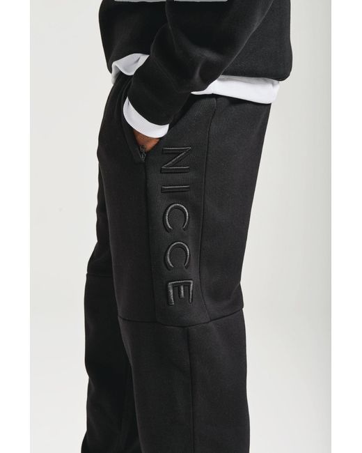 NICCE Multipacks Black Nicce Mercury Hoodie & Jogger Tracksuit Set for men