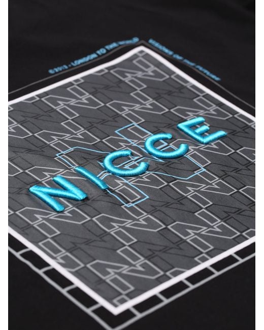 Nicce London Gray Vertex T-Shirt for men