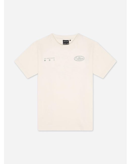 Nicce London White Grant T-Shirt for men