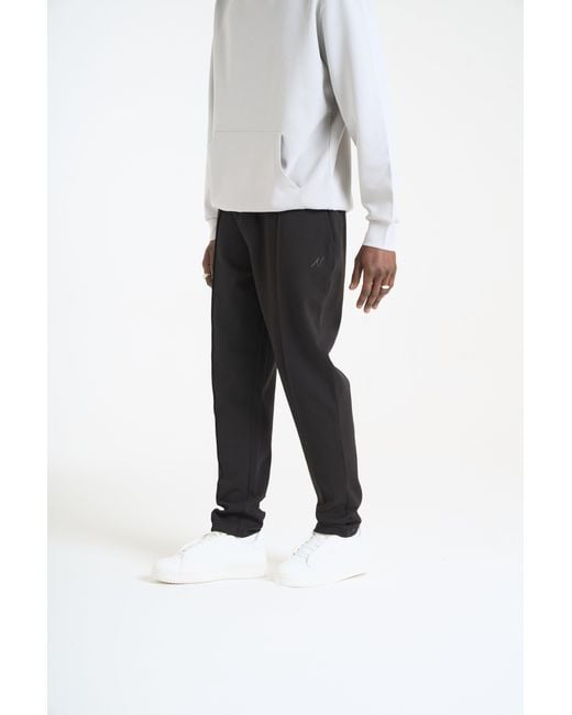 Nicce London Black Luxe Piping Jogger for men