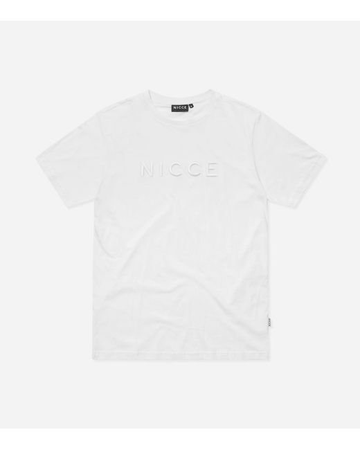Nicce London White Mercury T-Shirt for men