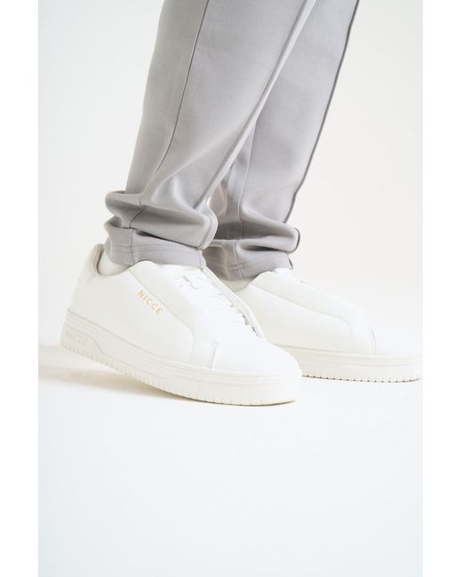 Nicce London Gray Luxe Piping Jogger for men
