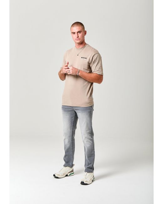 Nicce London Natural Meridian T-Shirt for men