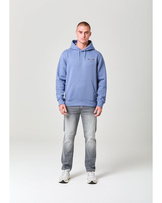 Nicce London Blue World Essentials Hoodie for men