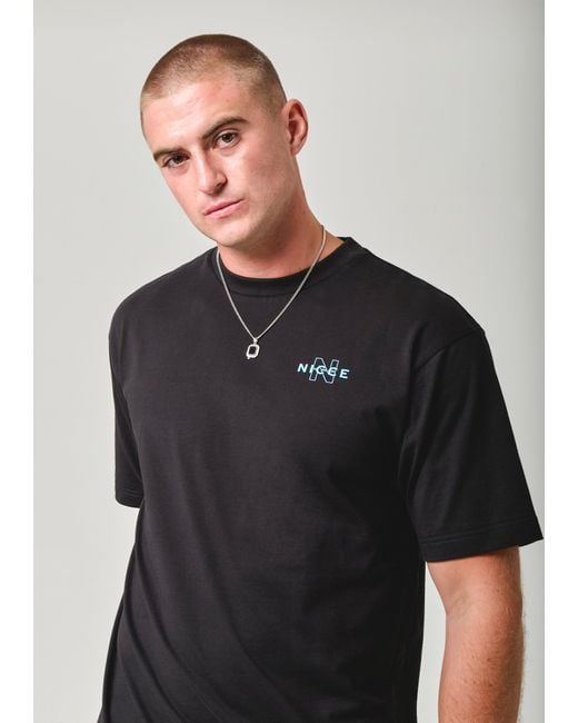 Nicce London Gray Vertex T-Shirt for men