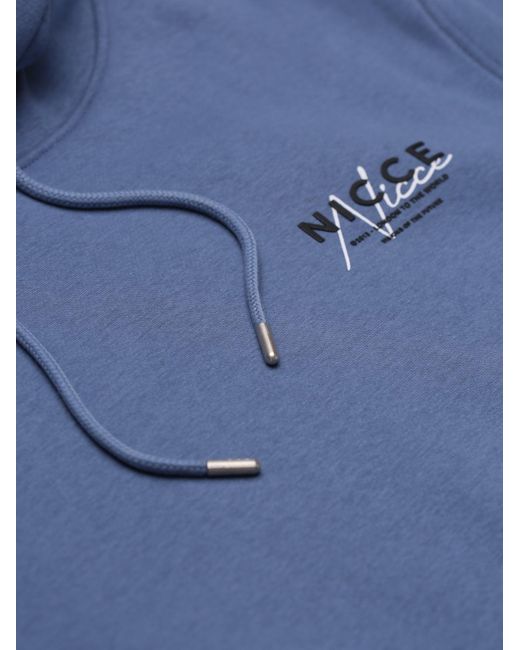 Nicce London Blue World Essentials Hoodie for men