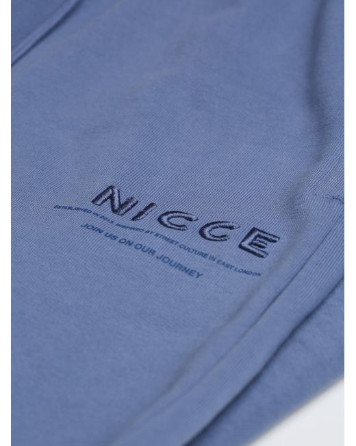 Nicce London Blue Script Essential Joggers for men