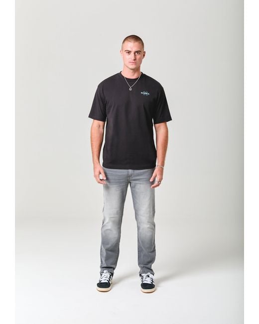 Nicce London Gray Vertex T-Shirt for men